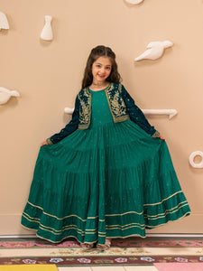 Girl's Sea Green Pret - EGTPLE5-50037S