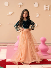 Girl's Dark Teal Pret - EGTPLE5-50046-3P