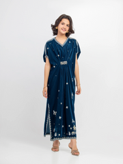 Girl's Dark Teal Pret - EGTPLED5-50053S