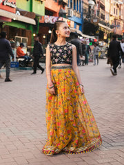 Embroidered Organza Lehenga Suit - EGTPLEP5-50054CL