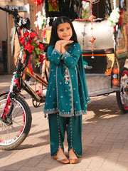 Embroidered Dobby Suit - EGTPLED6-50109-3P