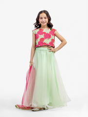 Girl's Light Green Pret - EGTKP5-71031-3P