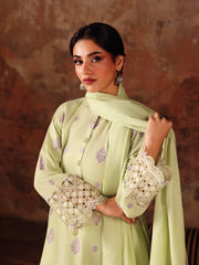 Pret Embroidered Jacquard Suit - EWTKE5-81080-3P