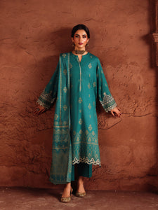 Pret 3Pc Embroidered Jacquard Suit - EWTKE5-81086-3P