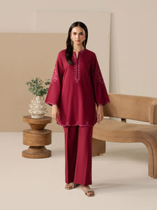 Pret 2Pc Embroidered Khaddar Shirt Trouser - EWTKED5-84006ST