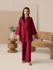Pret 2Pc Embroidered Khaddar Shirt Trouser - EWTKED5-84006ST