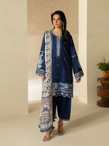 Pret 3Pc Embroidered Khaddar Suit - EWTKED5-84020-3P