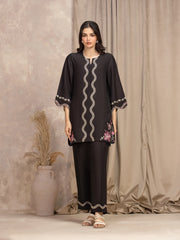 Pret 2Pc Embroidered Viscose Shirt Trouser - EWTKED5-84066ST