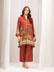 Pret 2Pc Printed Viscose Shirt Trouser - EWTKP5-84074ST