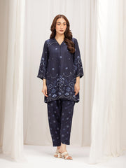 Printed Twill Viscose Co-Ord Set - EWTKP5-84078ST