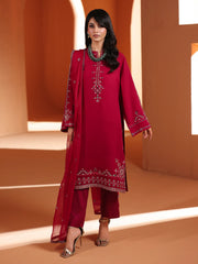 Pret Embroidered Viscose Suit - EWTKED6-84083-3P