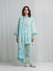 Printed Lawn Suit - EWTKP6-86063-3P