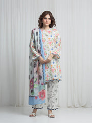 Printed Lawn Suit - EWTKP6-86070-3P
