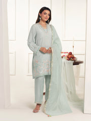 Embroidered Karandi Suit - EWTKED6-86080-3P