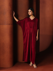 Dyed Crepe Kaftan - EWTKS6-86088S