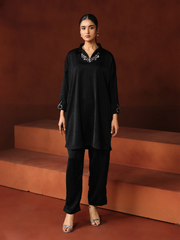 Pret Solid Polyester Co-Ord Set - EWTKS6-86097ST