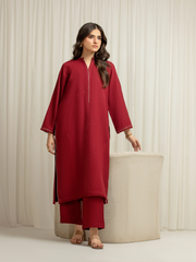 Pret Solid Georgette Shirt Trouser - EWTKS6-86164ST