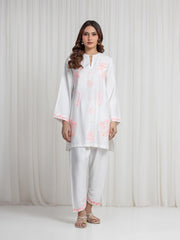 Embroidered Viscose Co-Ord Set - EWTKED6-86177ST