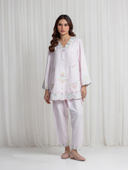 Embroidered Viscose Co-Ord Set - EWTKED6-86179ST