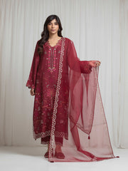 Embroidered Blended Suit - EWTKED6-86210-3P