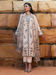 Embroidered Satin Suit - EWTKED6-86245-3P