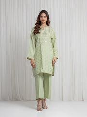 Embroidered Jacquard Co-Ord Set - EWTKED6-86278ST