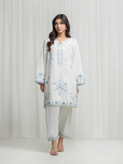Embroidered Cotton Co-Ord Set - EWTKED6-86283ST
