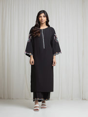 Embroidered Viscose Co-Ord Set - EWTKED6-86379ST