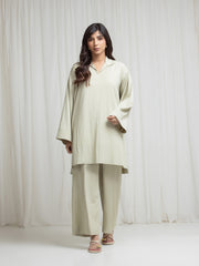 Solid Viscose Co-Ord Set - EWTKS6-86386ST