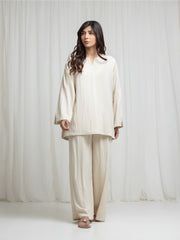 Solid Viscose Co-Ord Set - EWTKS6-86387ST