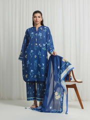 Printed Lawn Suit - EWTKP6-86415-3P