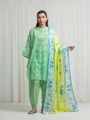 Printed Lawn Suit - EWTKP6-86419-3P