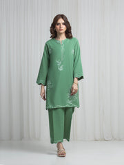 Embroidered Khaddar Co-Ord Set - EWTKED6-86482ST