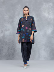 Printed Khaddar Co-Ord Set - EWTKP6-86505ST