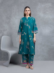 Printed Khaddar Co-Ord Set - EWTKP6-86508ST