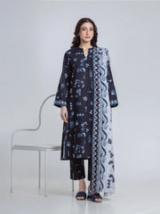 Printed Khaddar Suit - EWTKP6-86542-3P