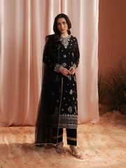 Unstitched Embroidered Silk Suit - EWU6V16-32099-3P