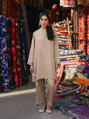 Embroidered Twill Viscose Co-Ord Set - EWTKED5-84051ST