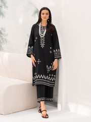 Pret 2Pc Embroidered Cambric Shirt Trouser - EWTKE5-81092ST