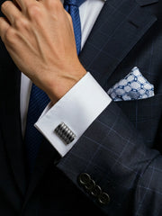 Stride Grey Cufflink - EAMCL6-002