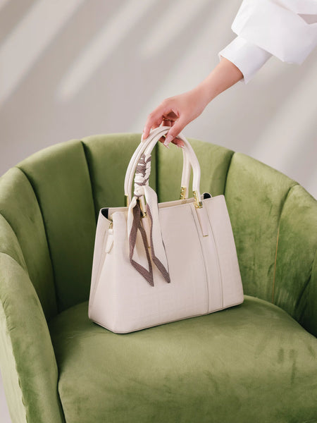 Off White Hand Bag - EAWHB5-016