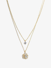 Crystal Floral Necklace - EAWN6-003