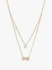 Double Petal Necklace - EAWN6-005