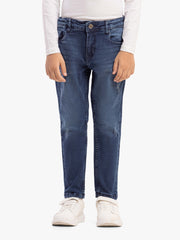 Boy's Denim Blue Denim Pant - EBBDP5-039