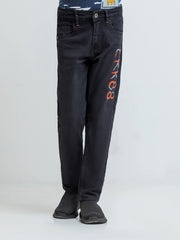 Boy's Black Denim Pant - EBBDP6-001