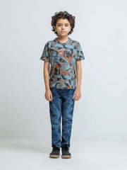 Boy's Indigo Denim Pant - EBBDP6-008