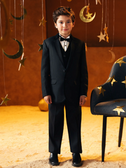 Boy's Black Coat Pant - EBTCPC5-4513