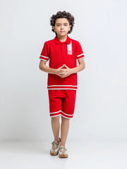 Boy's Red Co Ord Set - EBTCS6-013