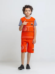 Boy's Orange Co Ord Set - EBTCS6-015