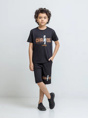 Boy's Black Co Ord Set - EBTCS6-058